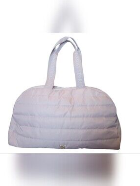 Victoria's Secret Light Pink Quilted Tote Bag